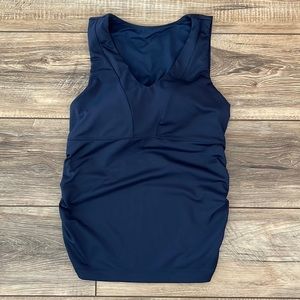 Lululemon fitted rouched bra tank, Size 6